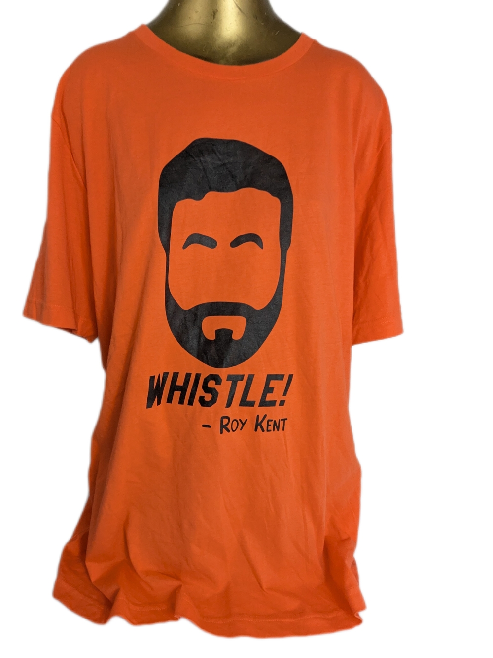 Ted Lasso Roy Kent 'Whistle' Orange Graphic Men's T-Shirt 2XL